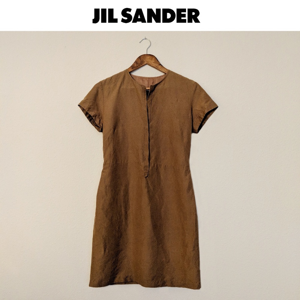 [ JIL SANDER ] Vintage Silk/Linen Dress ⭐